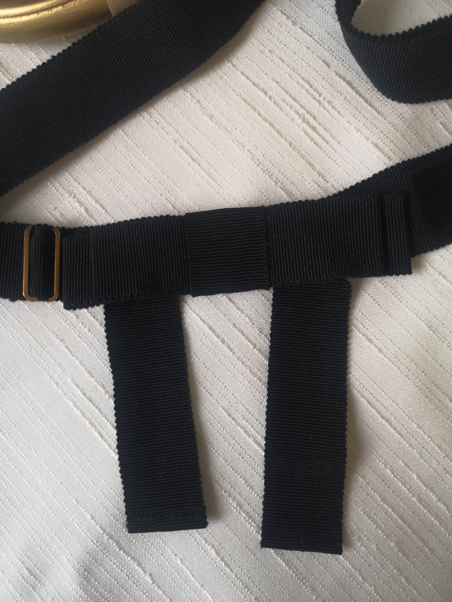 Black Bow Belt