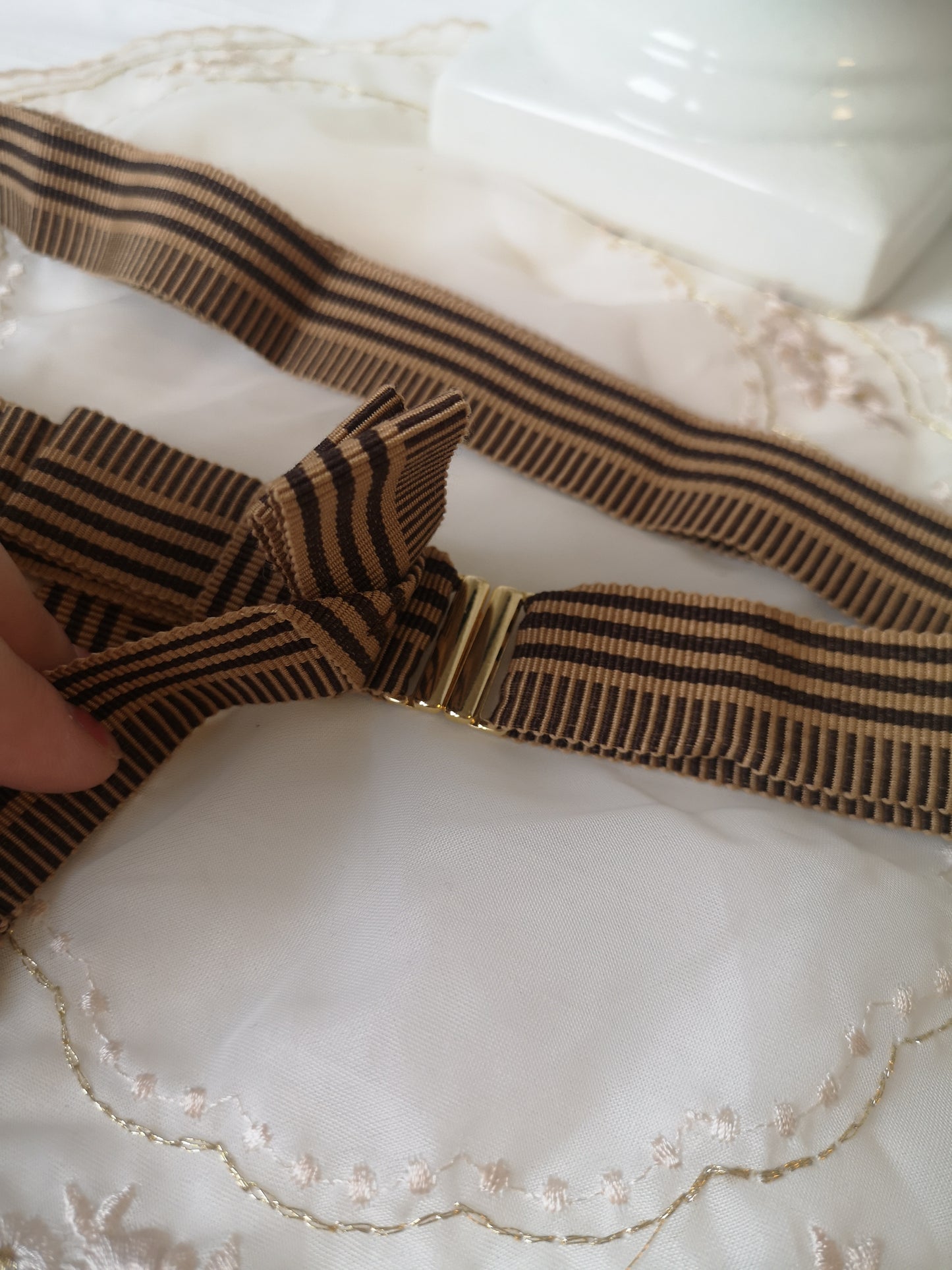 Brown & caramel Bow Belt - Limited edition