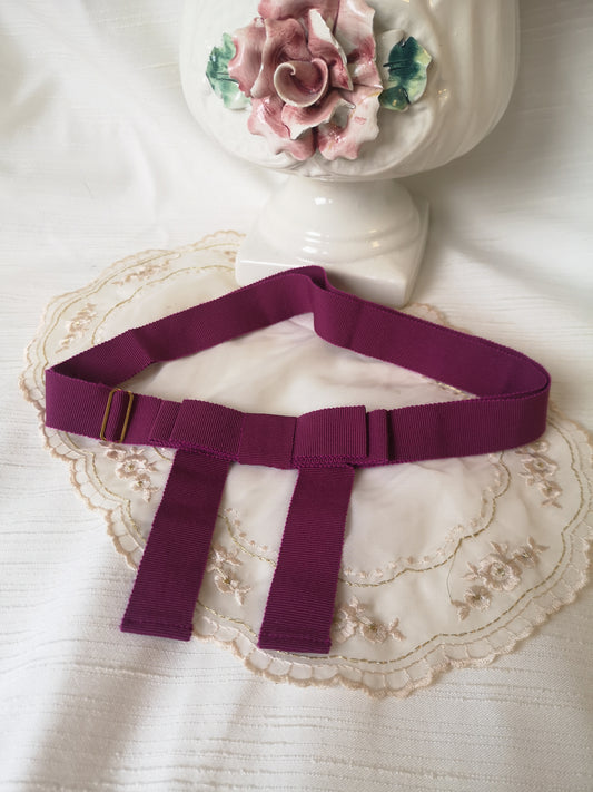 Cerise Bow Belt