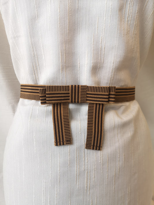Brown & caramel Bow Belt - Limited edition